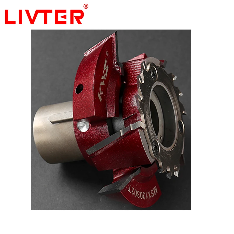 LIVTER MX3810B1 112X30  Frame Woodworking Tools Gear Door Head Finger Joint Cutter For Spindle Shaper Cutters