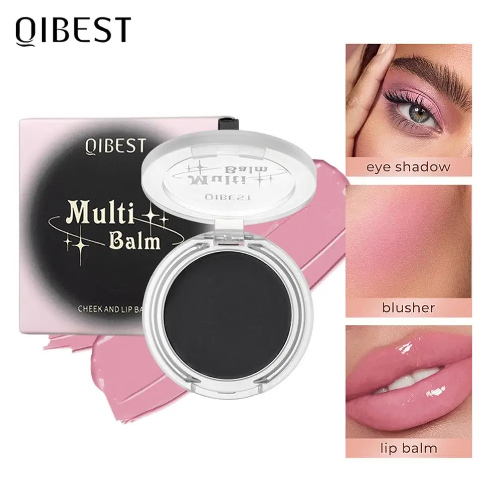 3in1 Black Blush Balm Crystal Ph Warm Change Magic Rouge Natural Cheek Clear Gel Eyes Nude Lip Moisturize Makeup H3D6