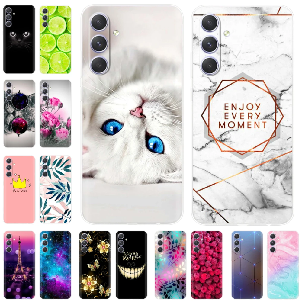 Case Cover For Samsung Galaxy A25 Cute SM-A256B Silicone Soft TPU Shockproof Phone Cases For Samsung A25 5G A 25 Capa Bumper