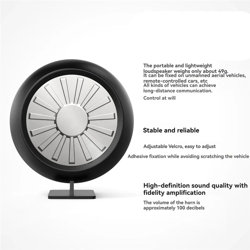 

Ultra Light Wireless Speaker Shouting Device Distance Remote Loudspeaker Universal Drone Accessoriesn01r