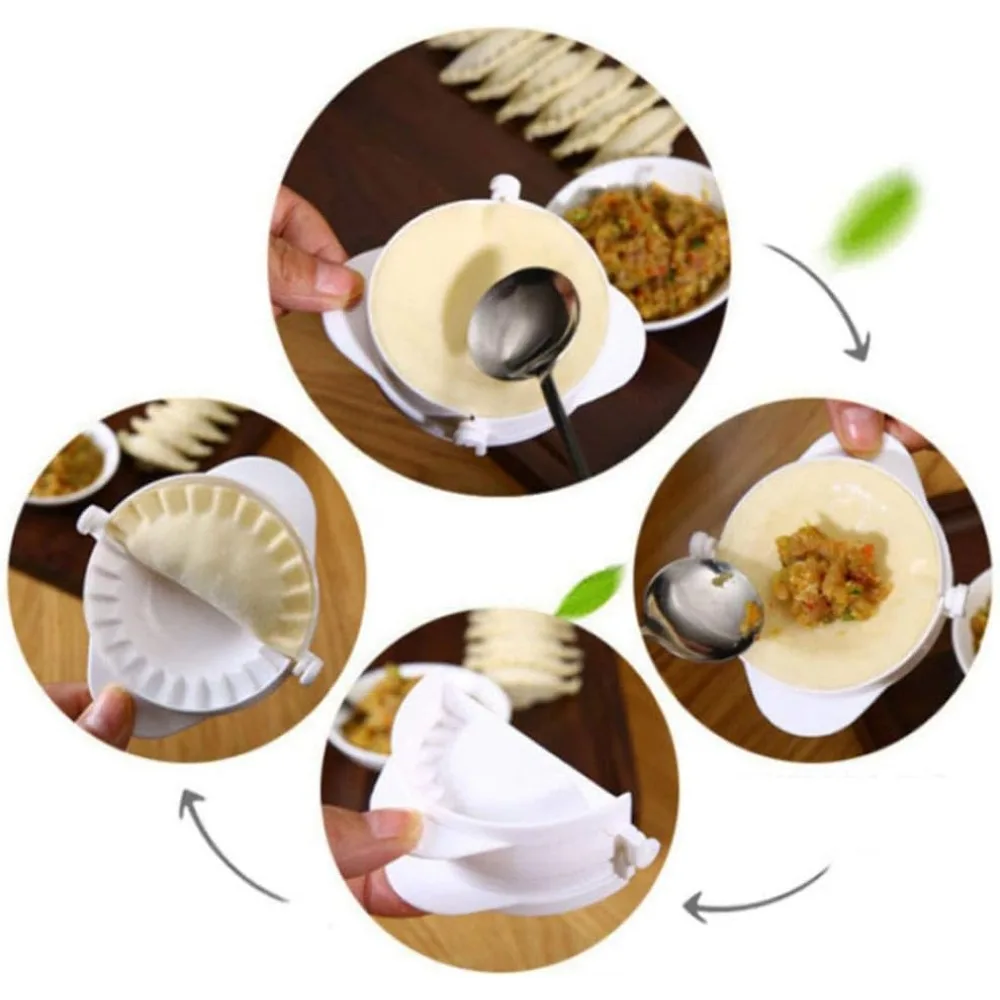 5Pcs Kitchen Dumpling Maker Wrapper Presser Manual Dumpling Skin Mold Machine Ravioli Maker Press Pastry Maker Kitchen Gadgets