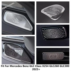 Dashboard Air AC Vent / Door Speaker / Glove Box Cover Trim For Mercedes Benz GLC Class X254 GLC260 GLC300 2023 2024 Accessories