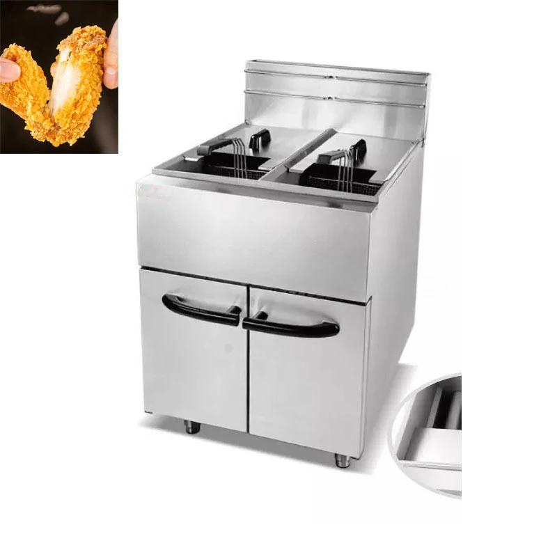 Mcdonalds chips fryer industrial Commercial kitchen equipment 30L gas deep fryer