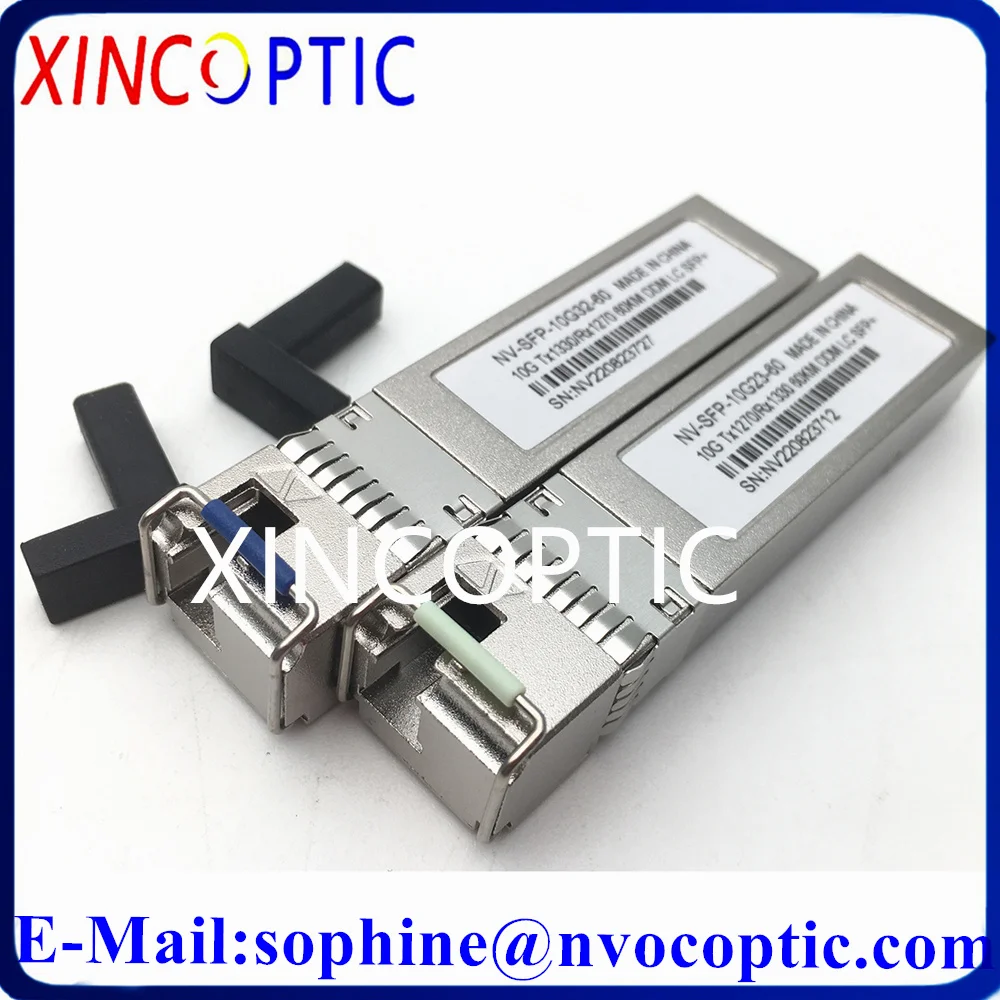 10Gb/s BIDI SFP+ 80KM 1490nm 1550nm LC Transceiver,10G WDM 1270nm 1330 3km,10KM,20km,40km,60km DOM