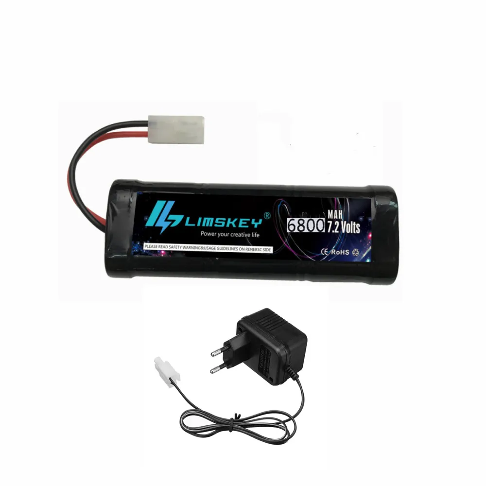 Akumulator 7,2 V 6800 mAh 5000 mAh SC NiMH do samochodów RC Truck Buggy Boat Tank 7,2 V Ni-Mh Baterias ze złączami Tamiya