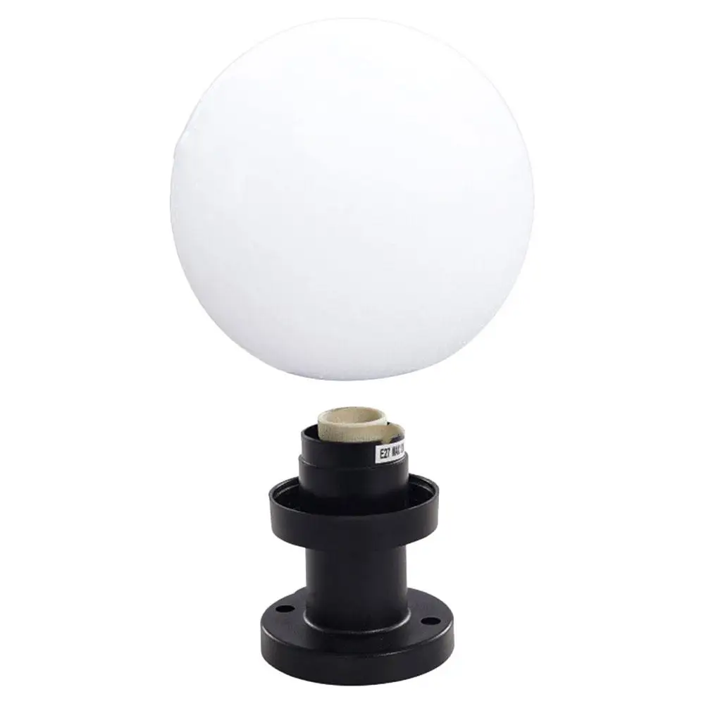 

Acrylic Round Ball Lampshade 15cm Fence Post Lights Solar Lanterns Garden Wall Decor Durable Plastic Outdoor Lighting Fixtures