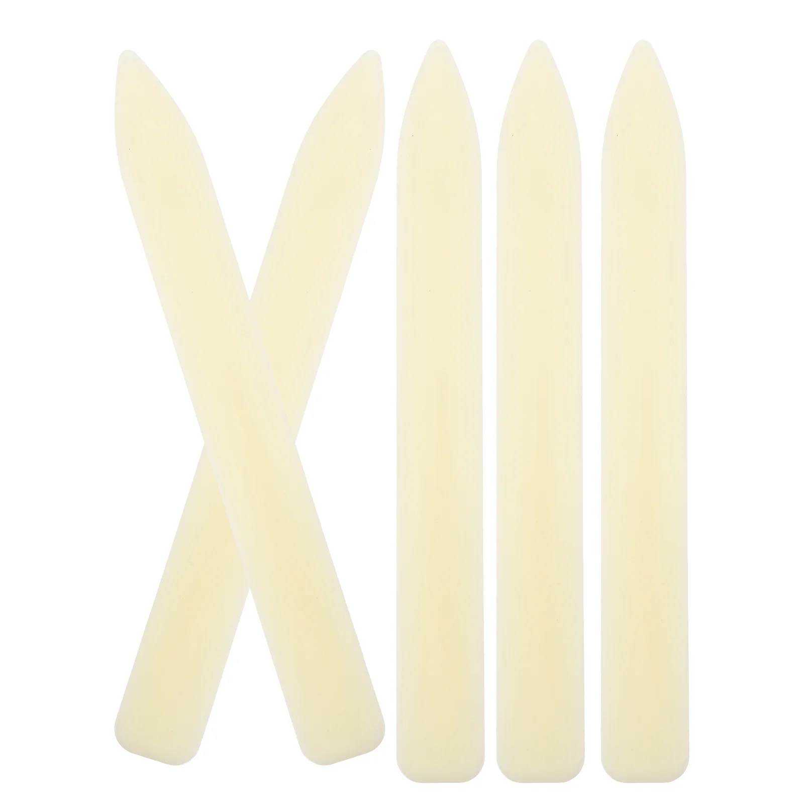 5 Pcs Origami Knife Bone Folder Tool Curved for Bookbinding Paper Folders Crafting Creaser