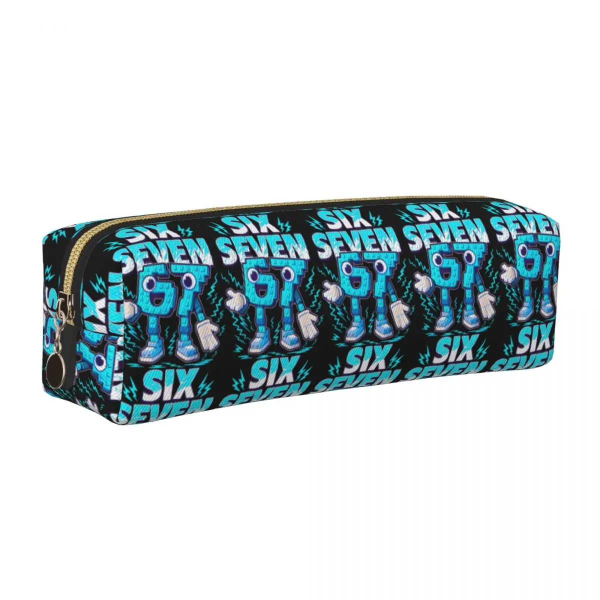 Bruh Steal A Brainrot 67 Six Seven Funny Brainrot Meme Pencil Cases Lovely Pen Bags Girls Boys Students School Gift Pencilcases