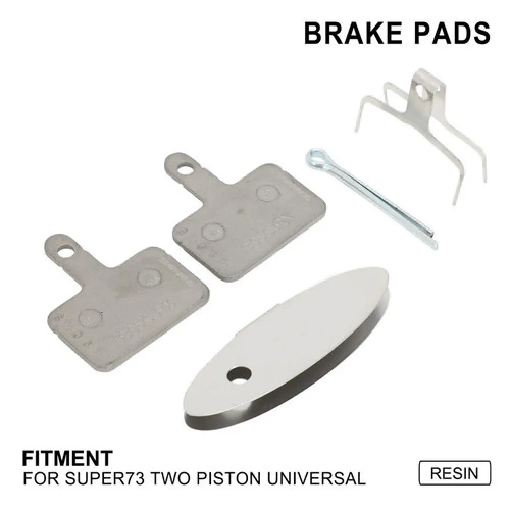 

Brake Pads For Super 73 S1 S2 RX Two Pistons Universal Resin Electric Bicycle Accessories Front Rear Disc Rotor Modification