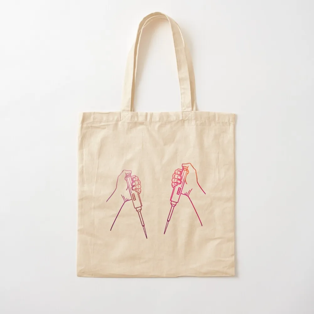 

I'm Ready for Pipetting Tote Bag Fabric bag Big bag women Canvas Tote