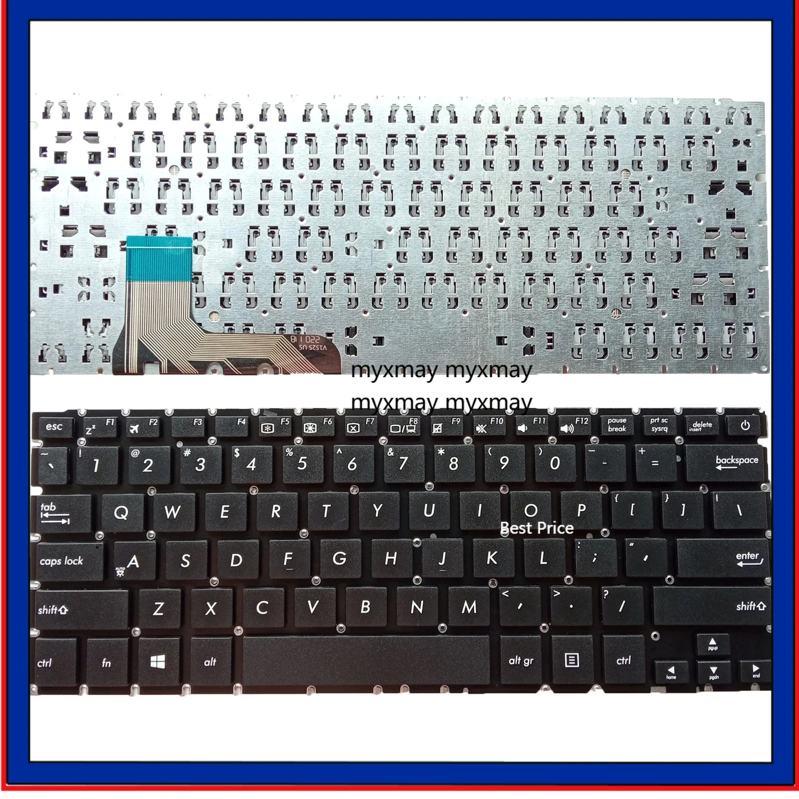 

US Laptop Keyboard for ASUS UX303 UX303L UX303LA X303LB UX303LN UX303UB UX303U UX303A 13NB04R1AM0401 no pointer no backlight
