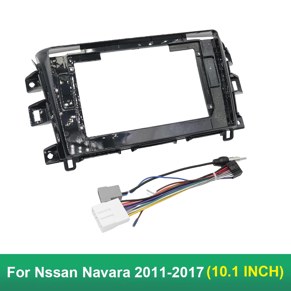 10 Inch Car Frame Fascia Adapter Canbus Box Decoder Android Radio Dash Fitting Panel Kit For Nssan Navara Terra Frontier NP