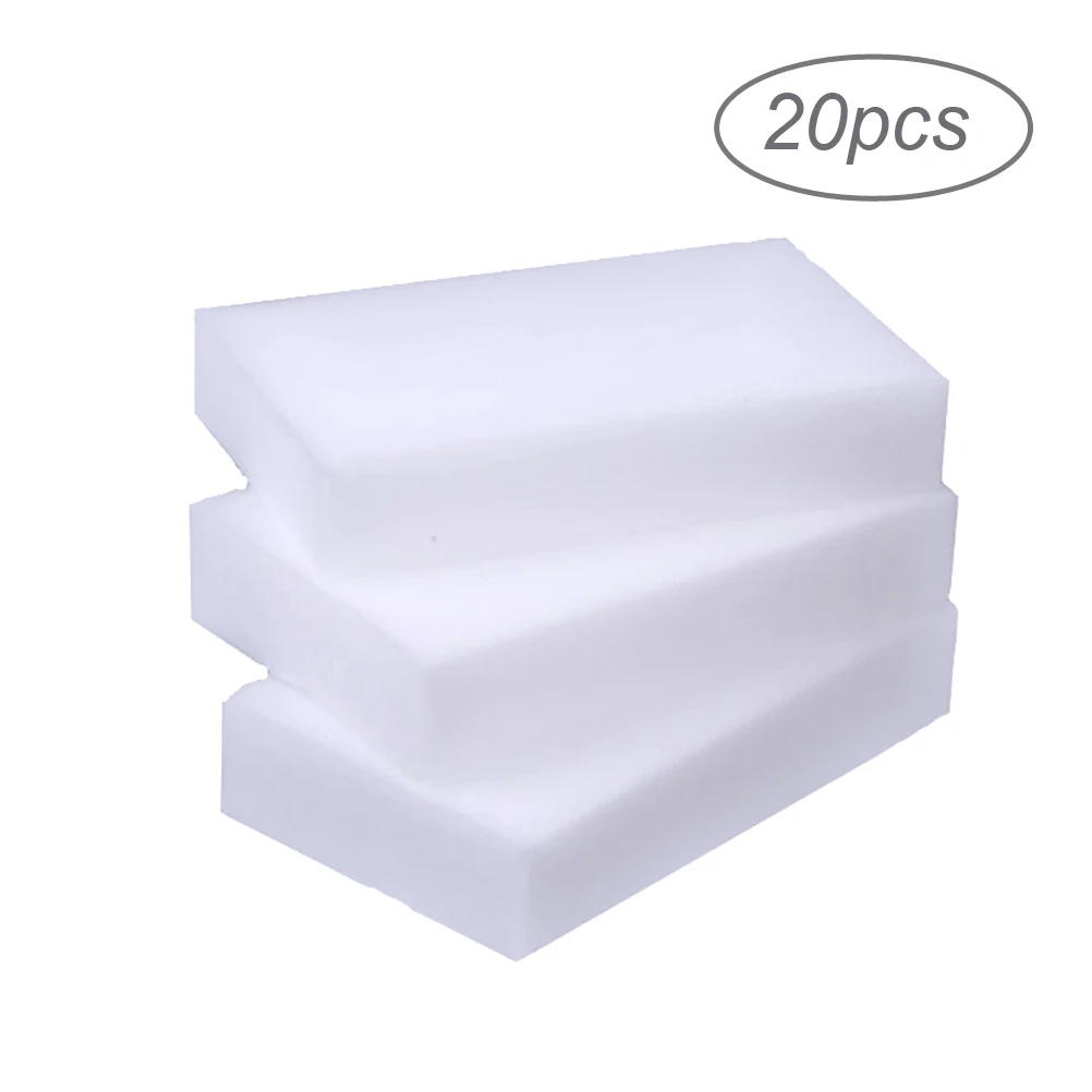 

20pcs High-Density Nano Cleaning Sponge Eraser Strong Decontamination Scrub Brush For Kitchenware Car Glass Furniture Durable