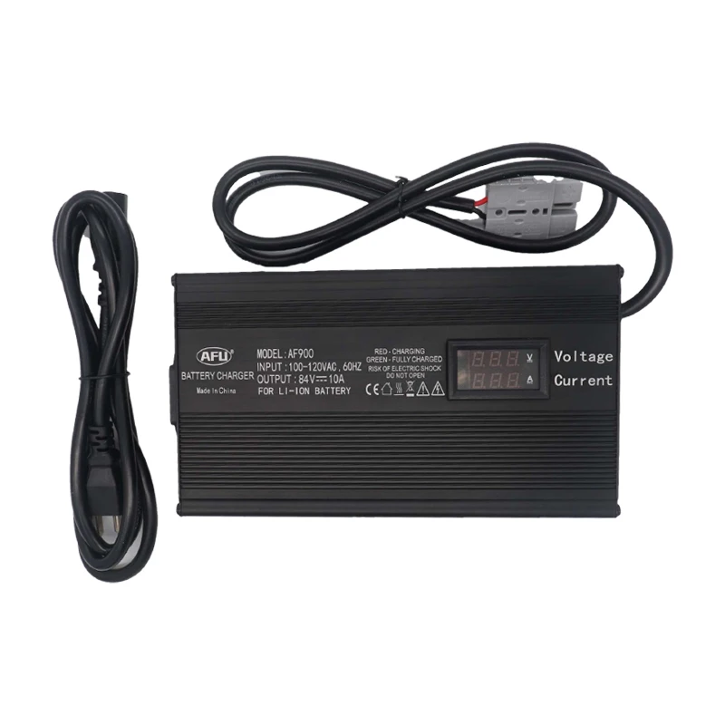 84V 10A Lithium-ion Battery Intelligent Fast Charger Suitable for 20S 74V Lithium-ion Battery Charger Anderson 50A Connector