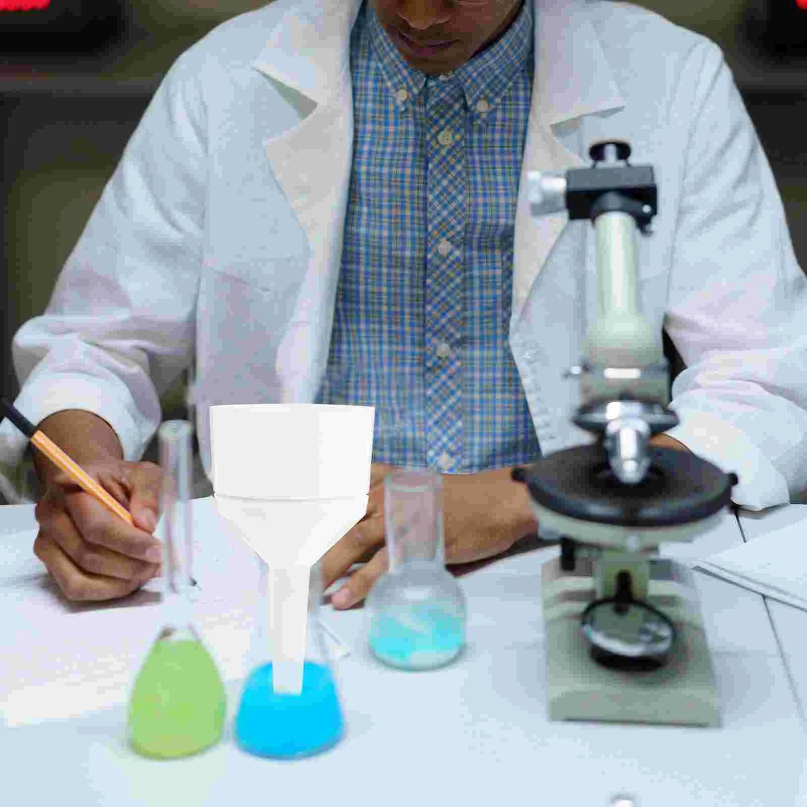 Entonnoir en papier filtrant en plastique, outil de laboratoire, utilisation professionnelle, cuisine