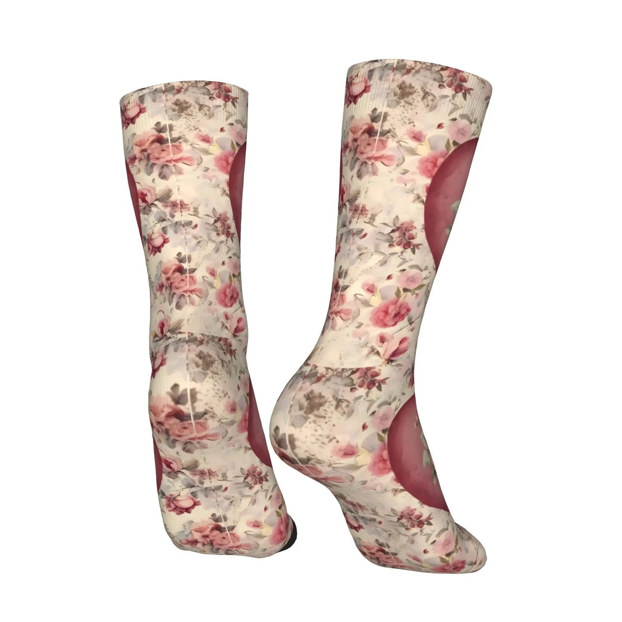 Tagessocke aus bedrucktem Herren-Polyester