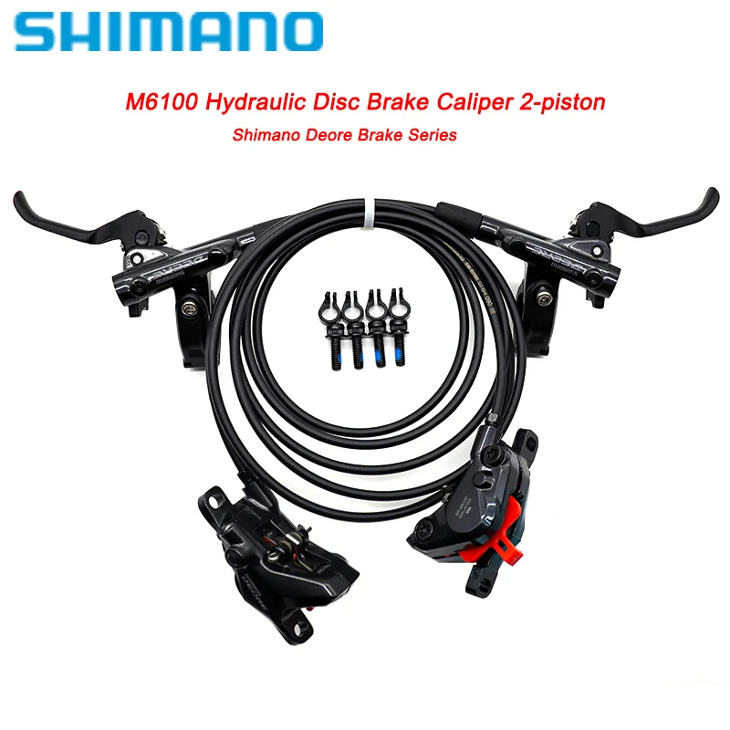 

SHIMANO DEORE M6100 2 Piston M6100 Brake MTB Mountain Bikes Hydraulic Disc Brake Mountain Bicycle BR BL-M6100 DEORE Brake Parts