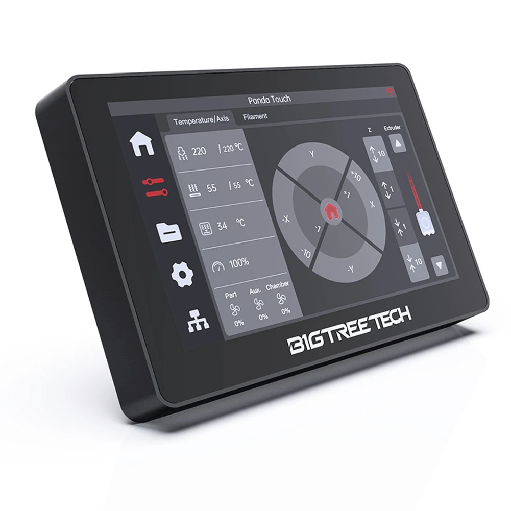 New BIGTREETECH Panda Touch 5 Inch Touch Screen Wifi Display for Bambulab P1P P1S Multi-Printer Control Klipper Screen