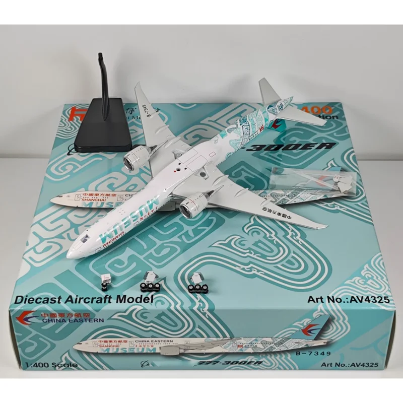 Luchtvaart 1/400 Schaal China Oostelijke luchtvaartmaatschappijen B777-300ER B-7349 Gegoten Legering Vliegtuigen Model Collectie Decoratief Ornament