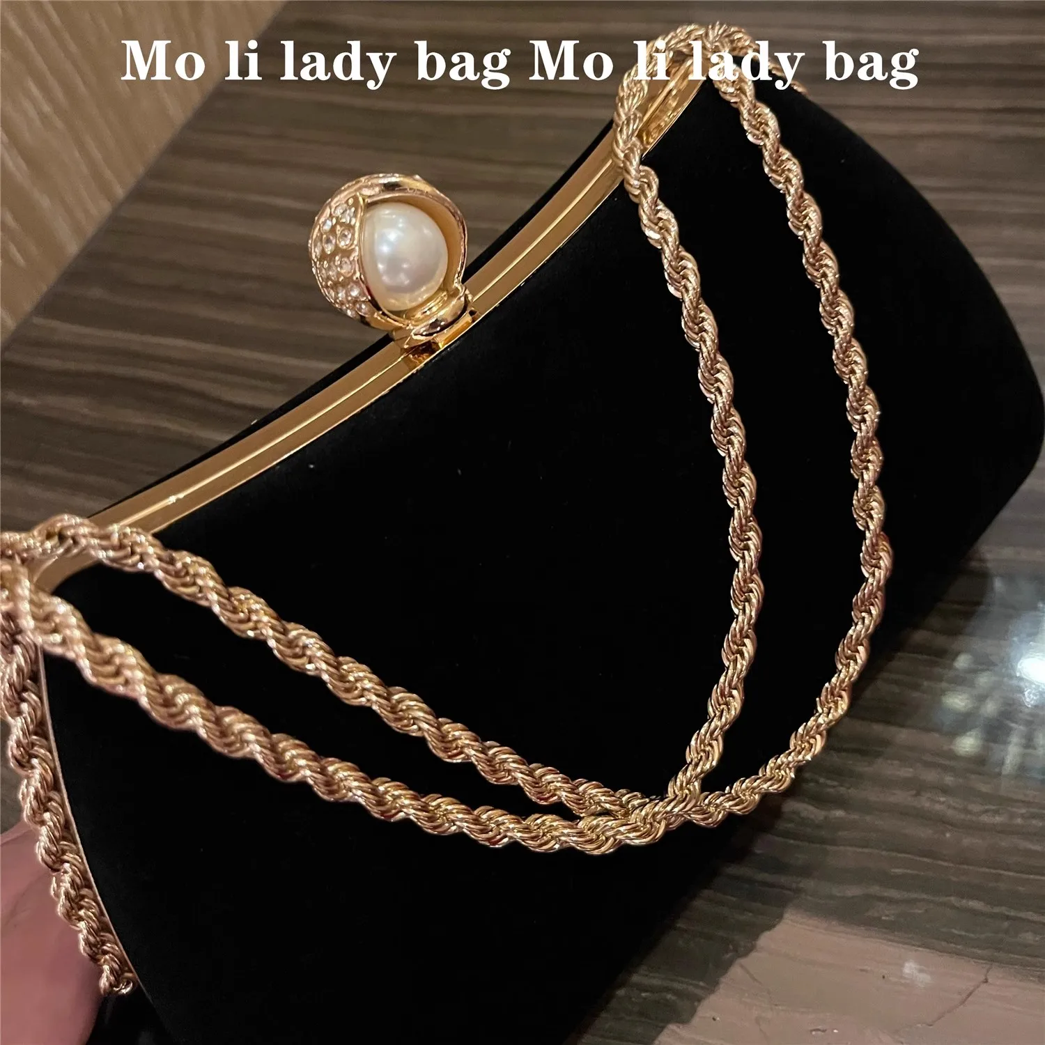 Sac à main carré en velours pour femme, sac à bandoulière initié par une femme, sac à main de soirée décontracté, pochette de fête de mariage, sac à main de luxe, mode