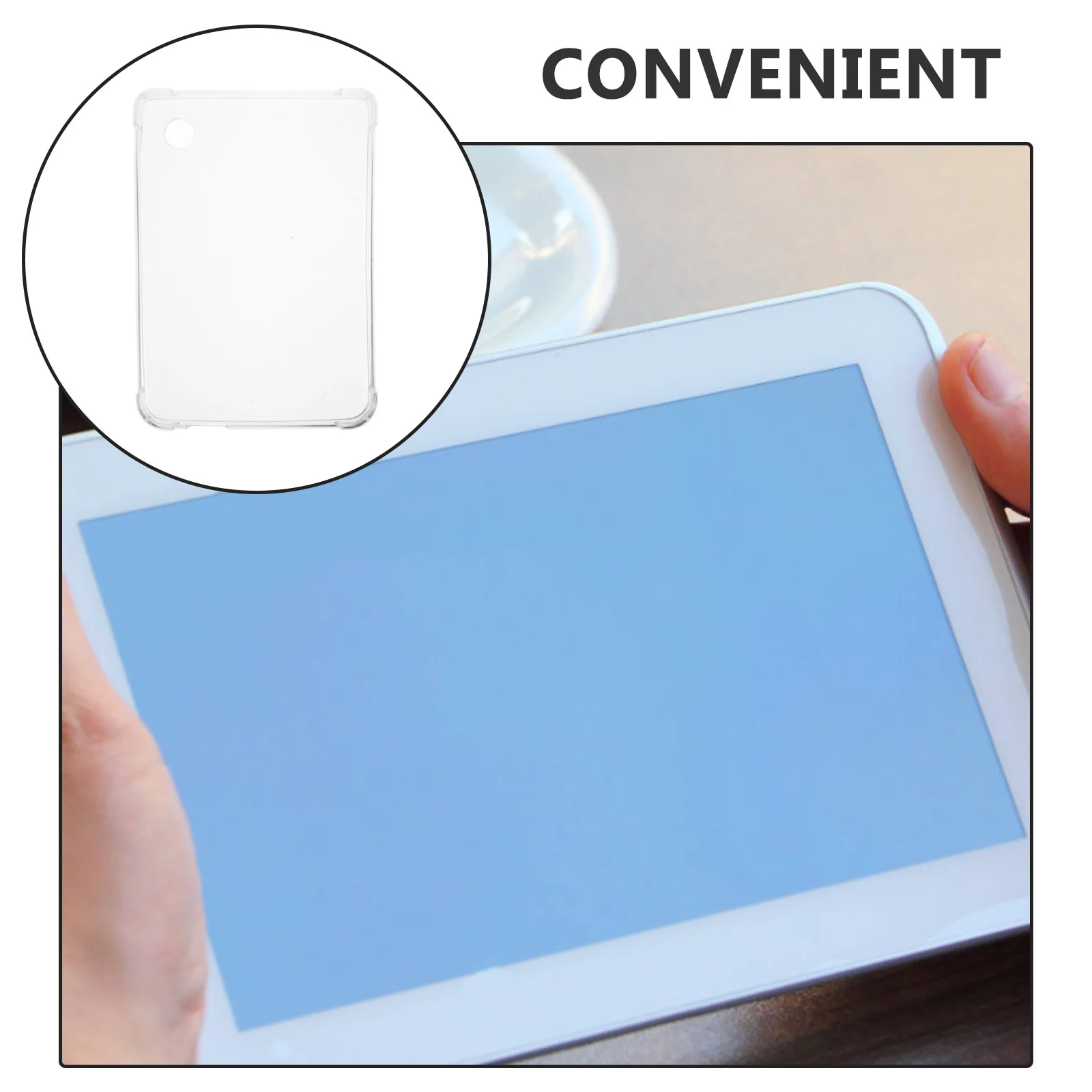 2Pcs E-Reader Protective Case Clear Silicone High Elasticity Cover Compatible 6 Inch Electronic Book Reader Shell - Image 4