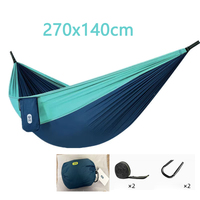 Youpin Zaofeng Portable Outdoor Camping Hammock Matching Hammock High Strength  Parachute Fabric Hanging Bed Max Load 300KG