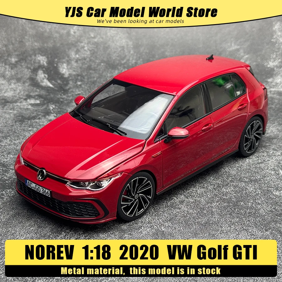 

NOREV литая под давлением модель 1:18 2020 VW Golf GTI красная металлическая модель автомобиля, коллекция украшений