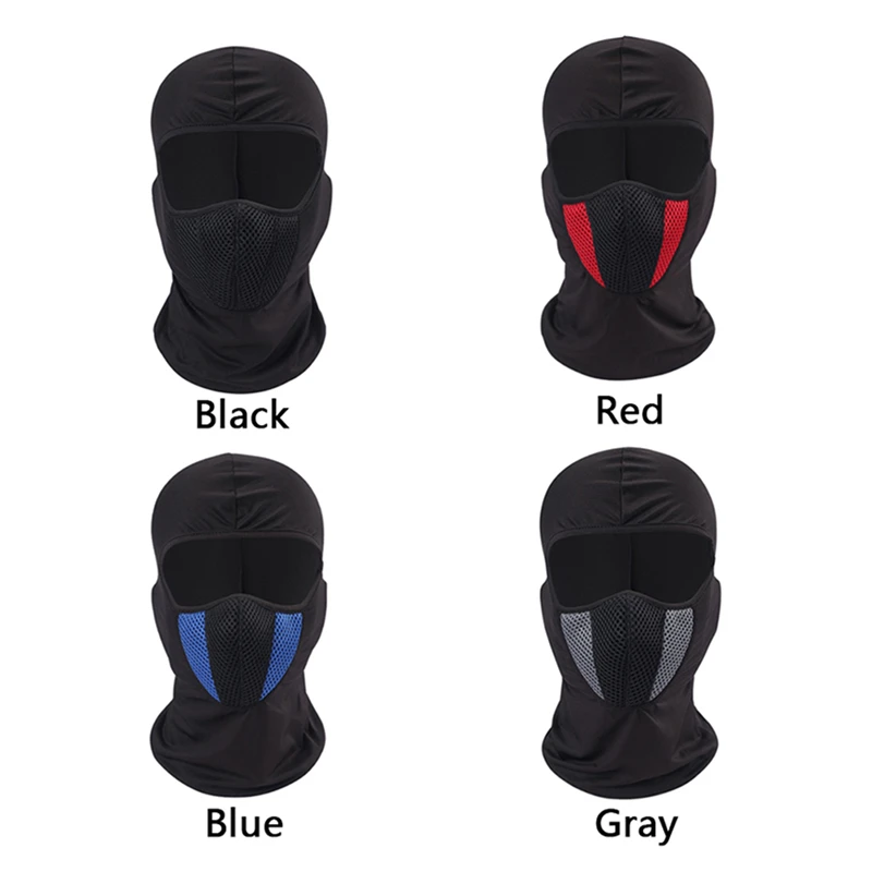 Full Face Mask Cycling Windproof Headgear Motorcycle Balaclava Breathable Outdoor Sports Men CS Mask Head Cover Hat