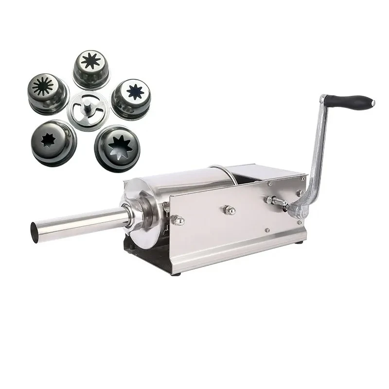 for Horizontal Two Speed Sausage Stuffer Machine Stainless Steel Homemade Sausage Maker Food Grade Plastic Wrap Household