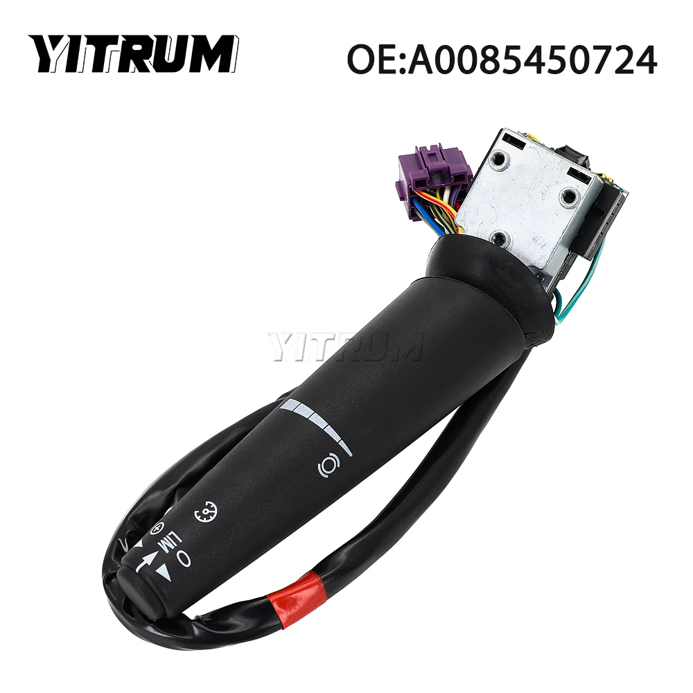 

YITRUM A0085450724 0085450724 Turn Signal Wiper Steering Column Switch For Mercedes-Benz Actros 1 Actros 2 2004-2013