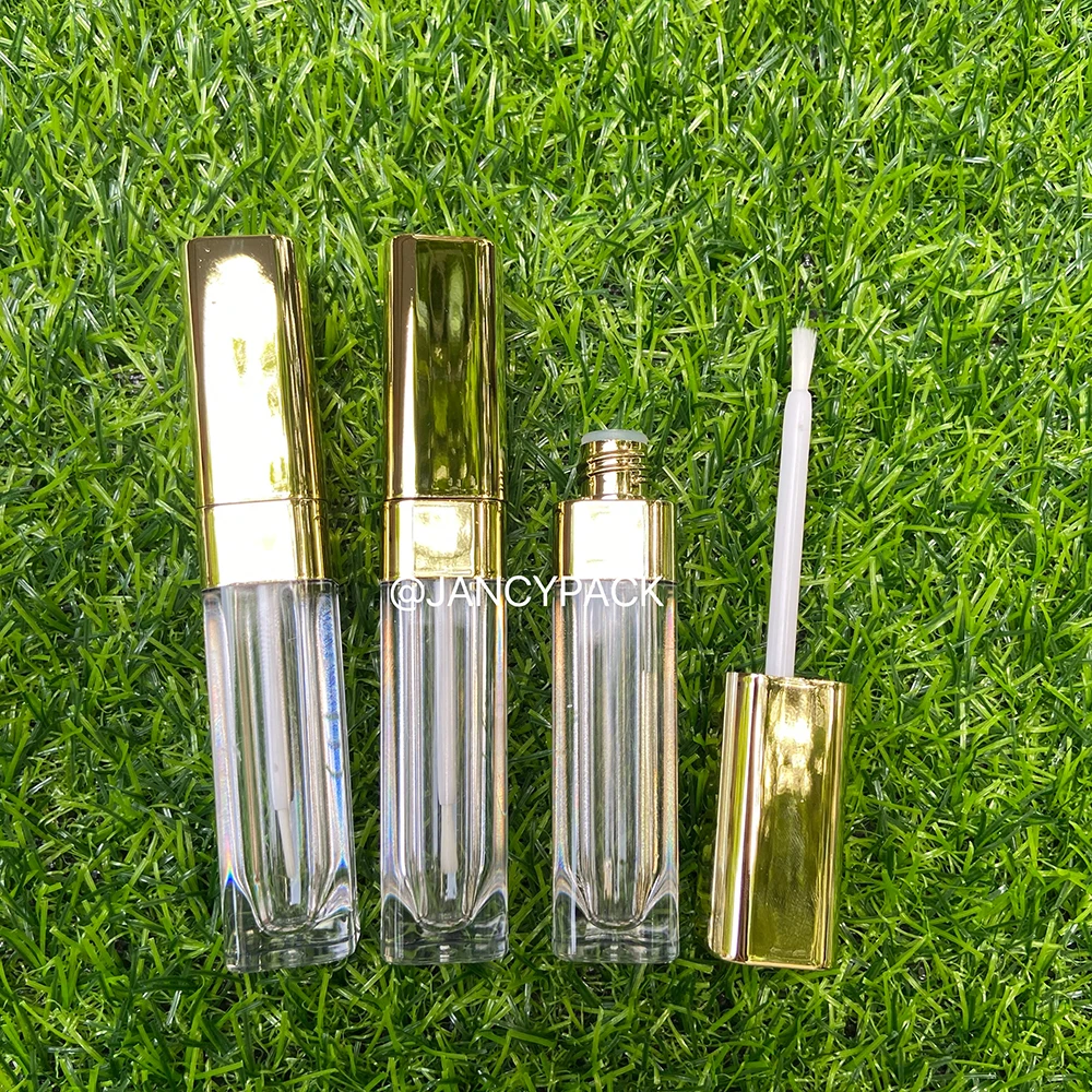 

Square Gold Empty Liquid Eye Liner Tube Eye Lash Eyelash Bottle Eyelashes Glue Tube Eyeliner gel Bottle Containers Custom Logo