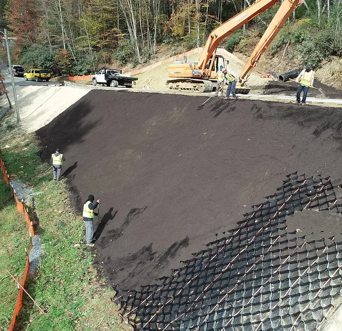 Geocellula in plastica HDPE testurizzata Geocell in plastica Geosintetica Griglia di ghiaia Sistema di confinamento cellulare Produttore di geocellule