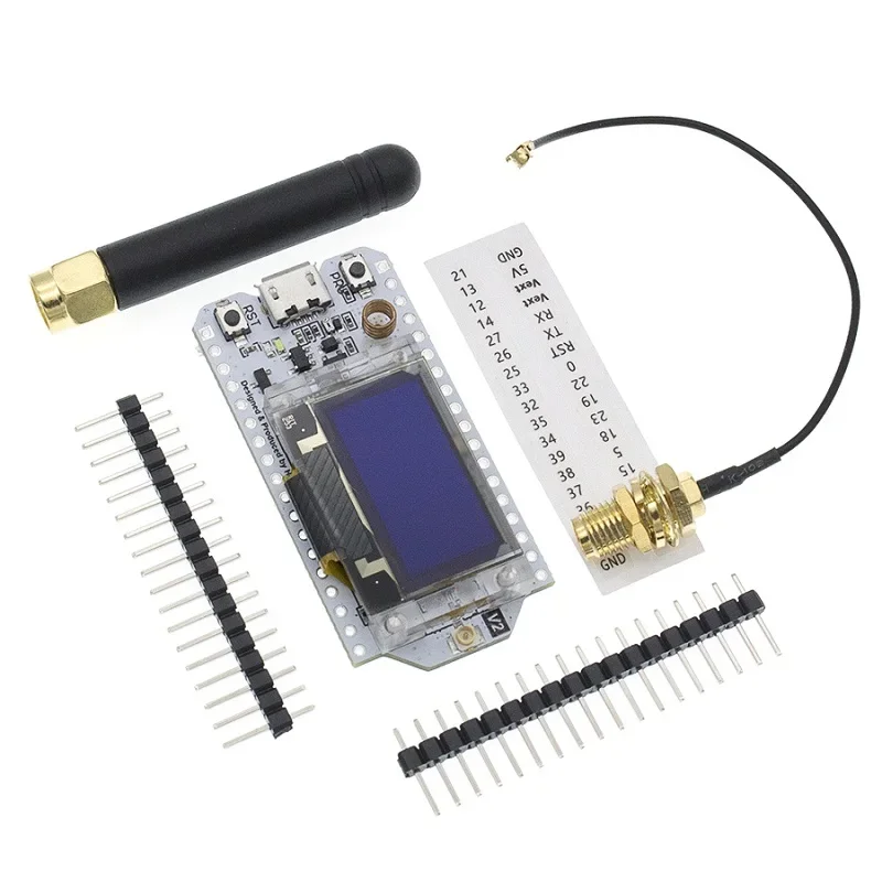 Макетная плата SX1276, 0,96 дюйма, OLED дисплей ESP32, Wi-Fi, Bluetooth, LoRa 868-915 МГц SX1276 ESP32