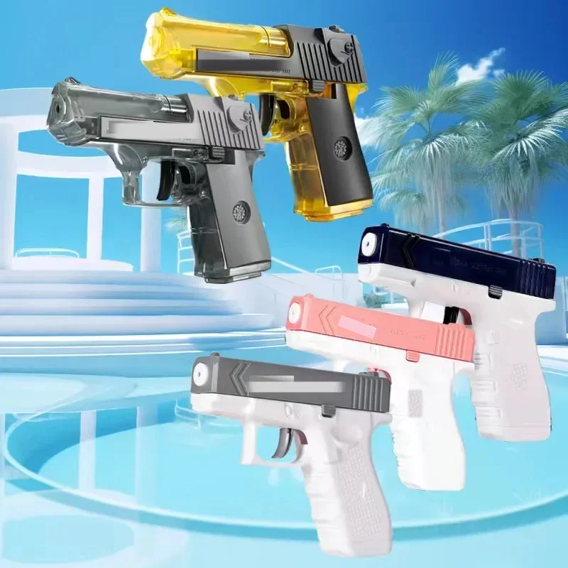 Summer Water Gun non Electric Pistol Full Automatic Shooting Water Beach Toy Gun For kid Children Boys Girls Adult