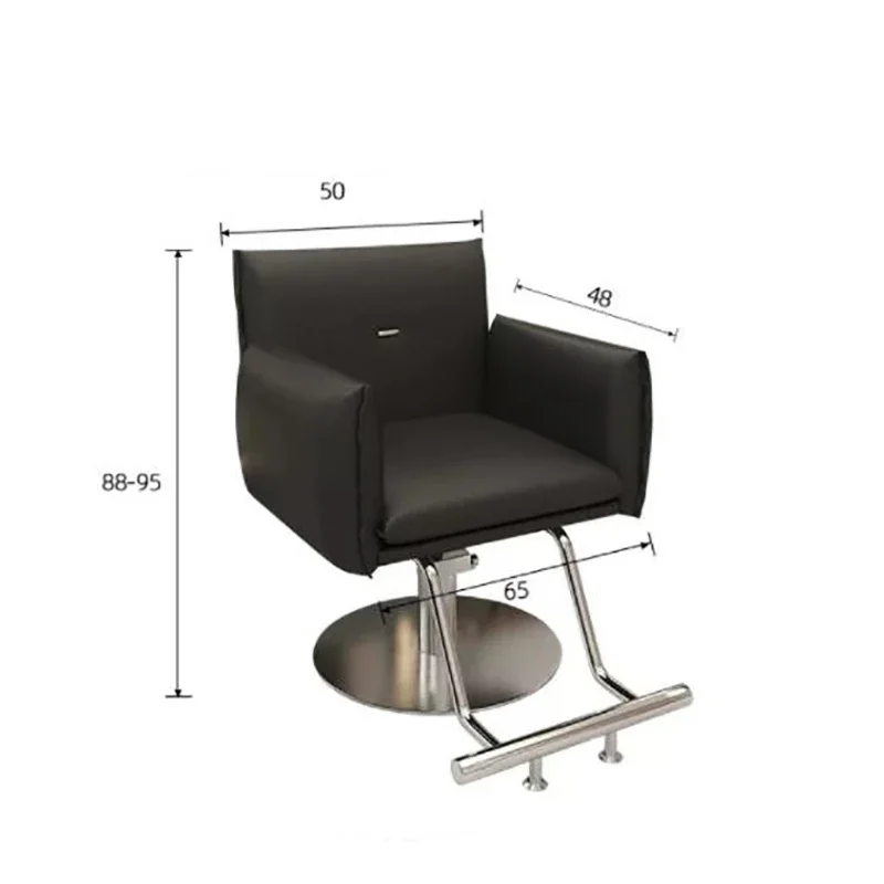 Durable Construction Chair Modern Contemporary Style High Grade Material-Free Hair Salon Design Barberstuhl