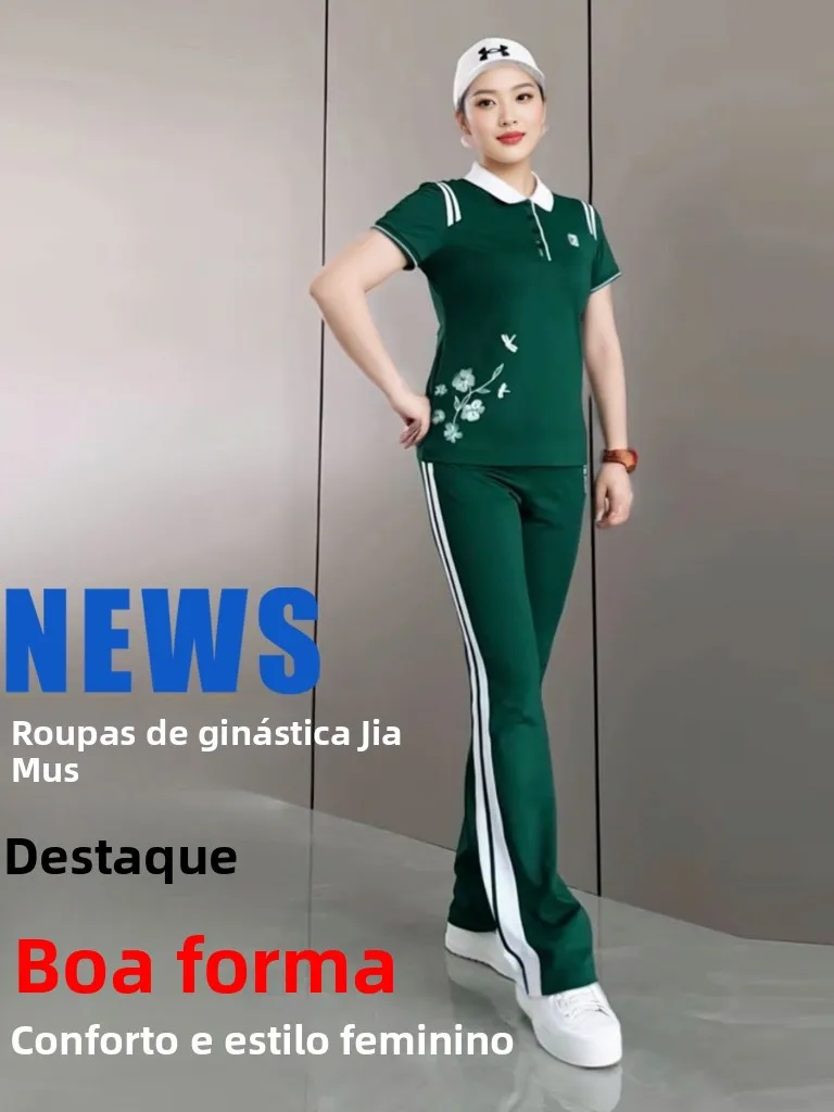slim-fit-summer-thin-outdoor-fitness-exercise-uniforms-polyester-fabric-short-sleeve-high-waist-long-pants-for-women-square-d