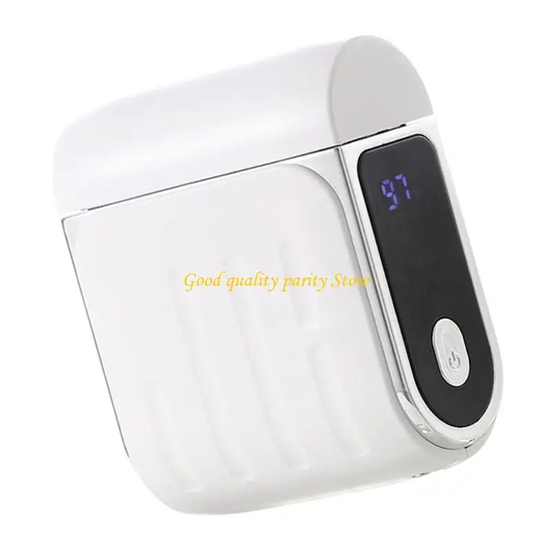 

M4YA Automatic Electric Clippers File with LED Light Scraps Storage