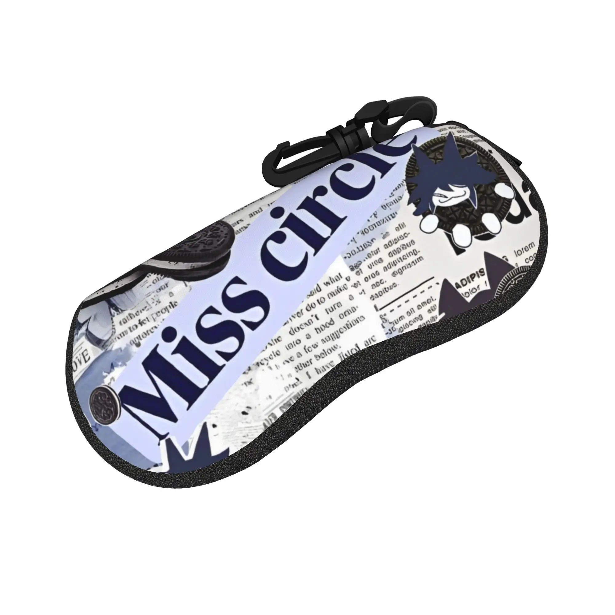 Miss Circle Glasses Case Men Women Protective Accessories Fundamental Paper Education Glasses Protector Eyewear Container