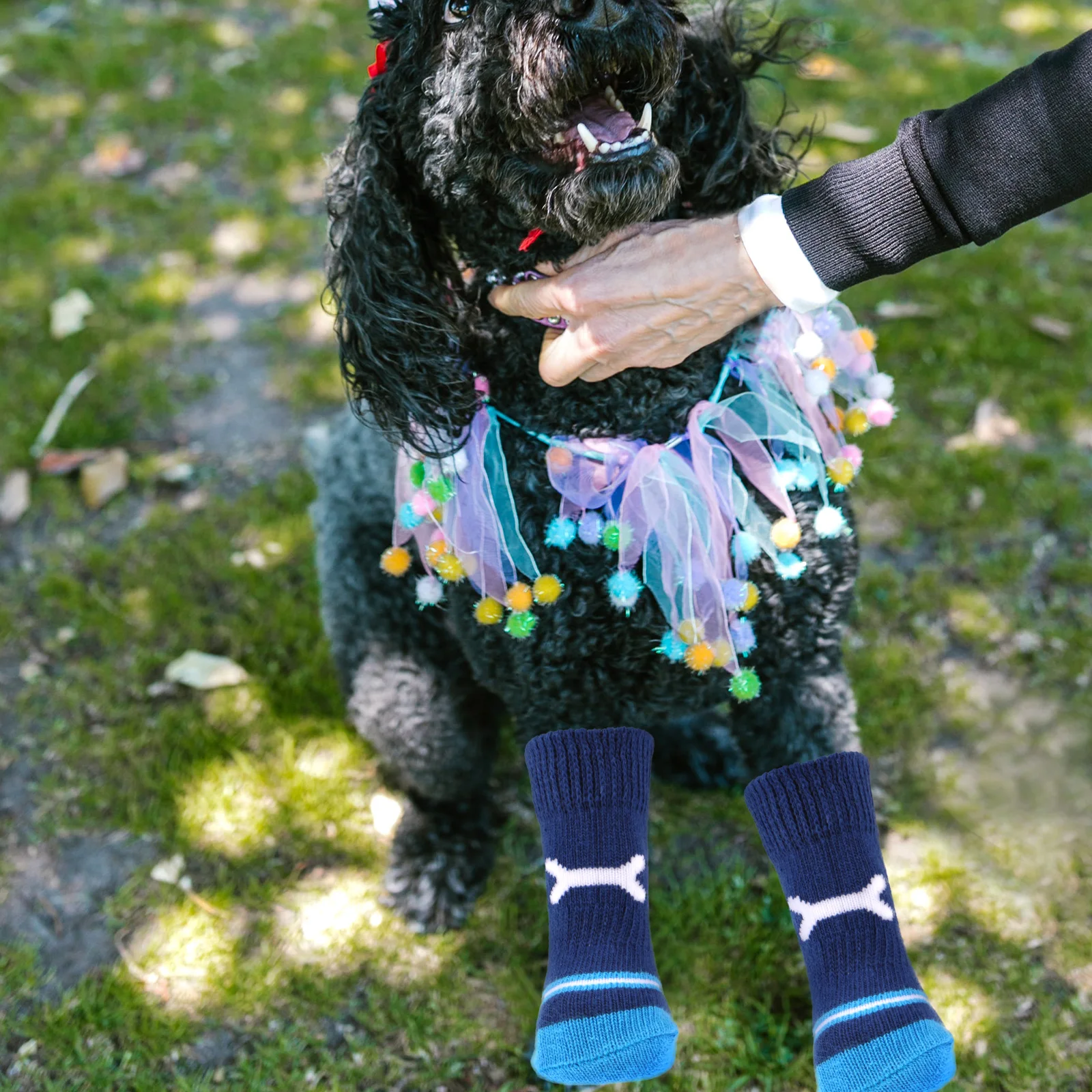 

Pet Socks Non Slip Sole For Small Dogs Outdoor Indoor Protection Washable Cotton Socks For Dogs Paw Protectors Puppy