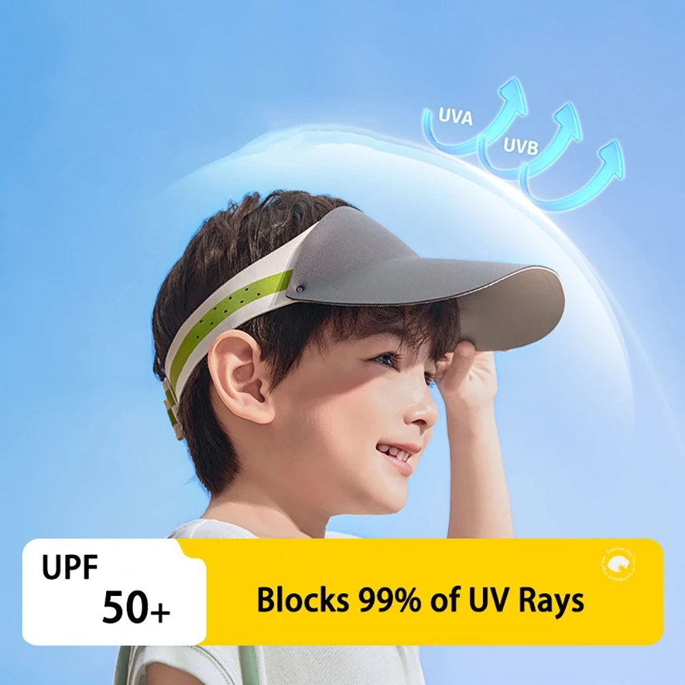 

2025 new children's original yarn sunscreen hat,large brim baseball cap breathable quick drying summer sun-shading essential