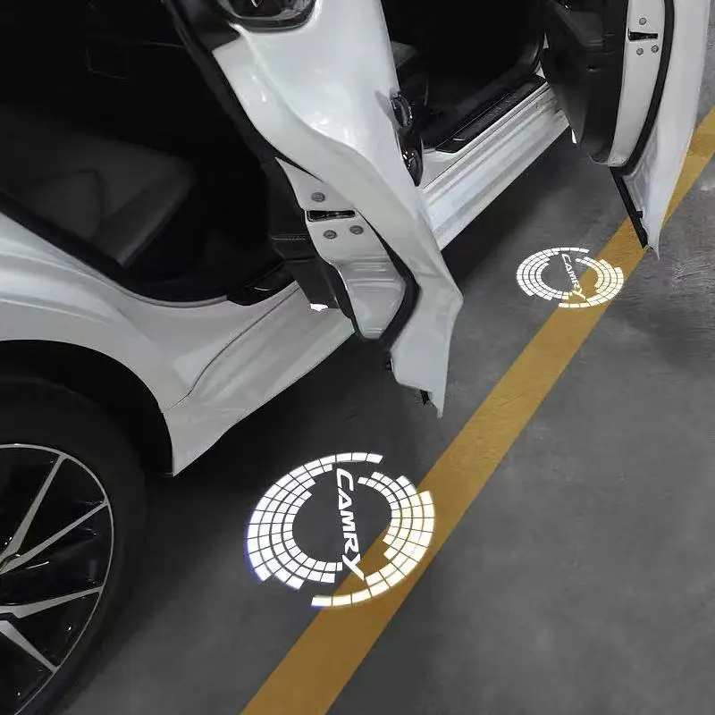

LED Door Courtesy Step Welcome Light Laser Projector Logo Shadow Light Lamp For TOYOTA Camry 2006--2025-Now Corolla AVALON Prius