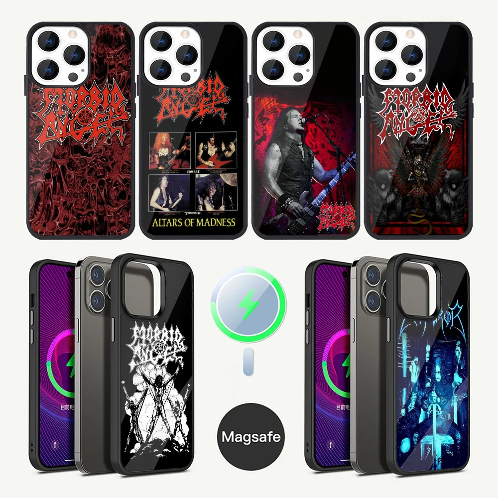 Morbid-Angel  Phone Case For iPhone 16,15,14,13,12,11,Plus,Pro,Max Mini Magsafe Magnetic Wireless Charging