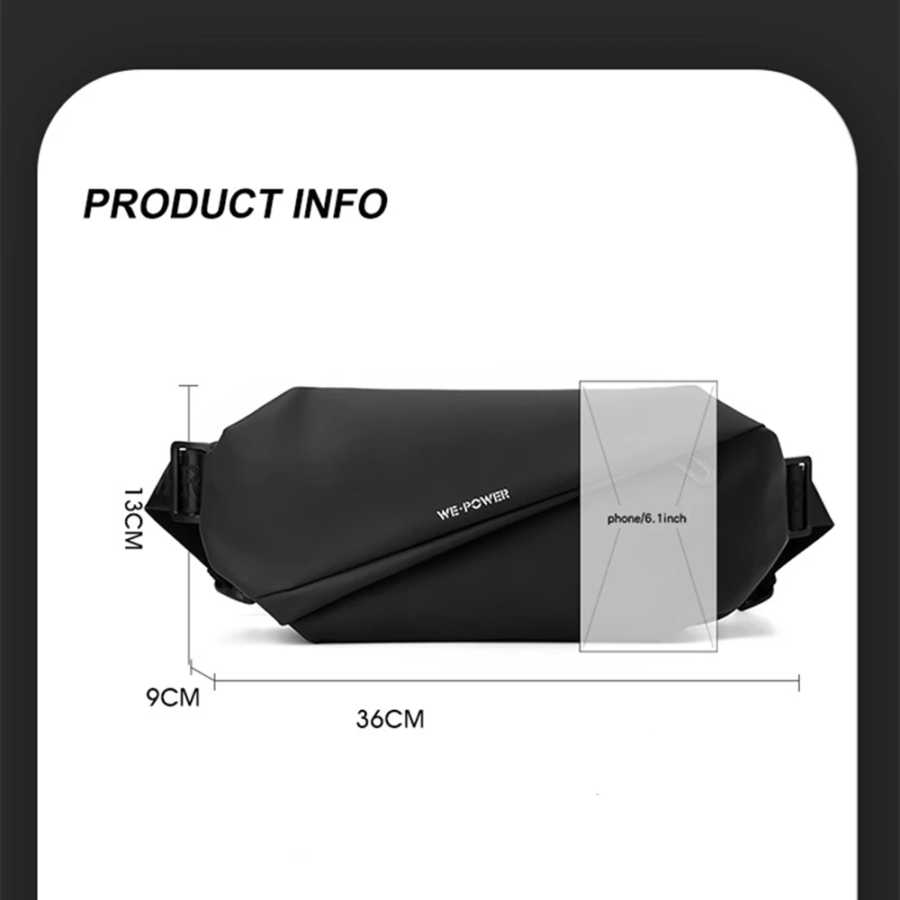 남성용 다기능 방수 가슴 가방, 야외 스포츠 전술 패니 팩, 남성용 허리 가방, 크로스바디 백, 신제품
