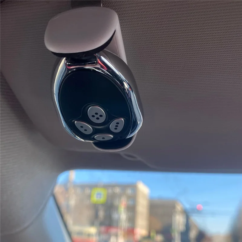 คลิปหนีบกระบังแสงรถยนต์ปรับได้5ชิ้นที่เปิดรีโมทประตูโรงรถคลิปสำหรับรีโมทคอนโทรลสำหรับแม่แรงยก