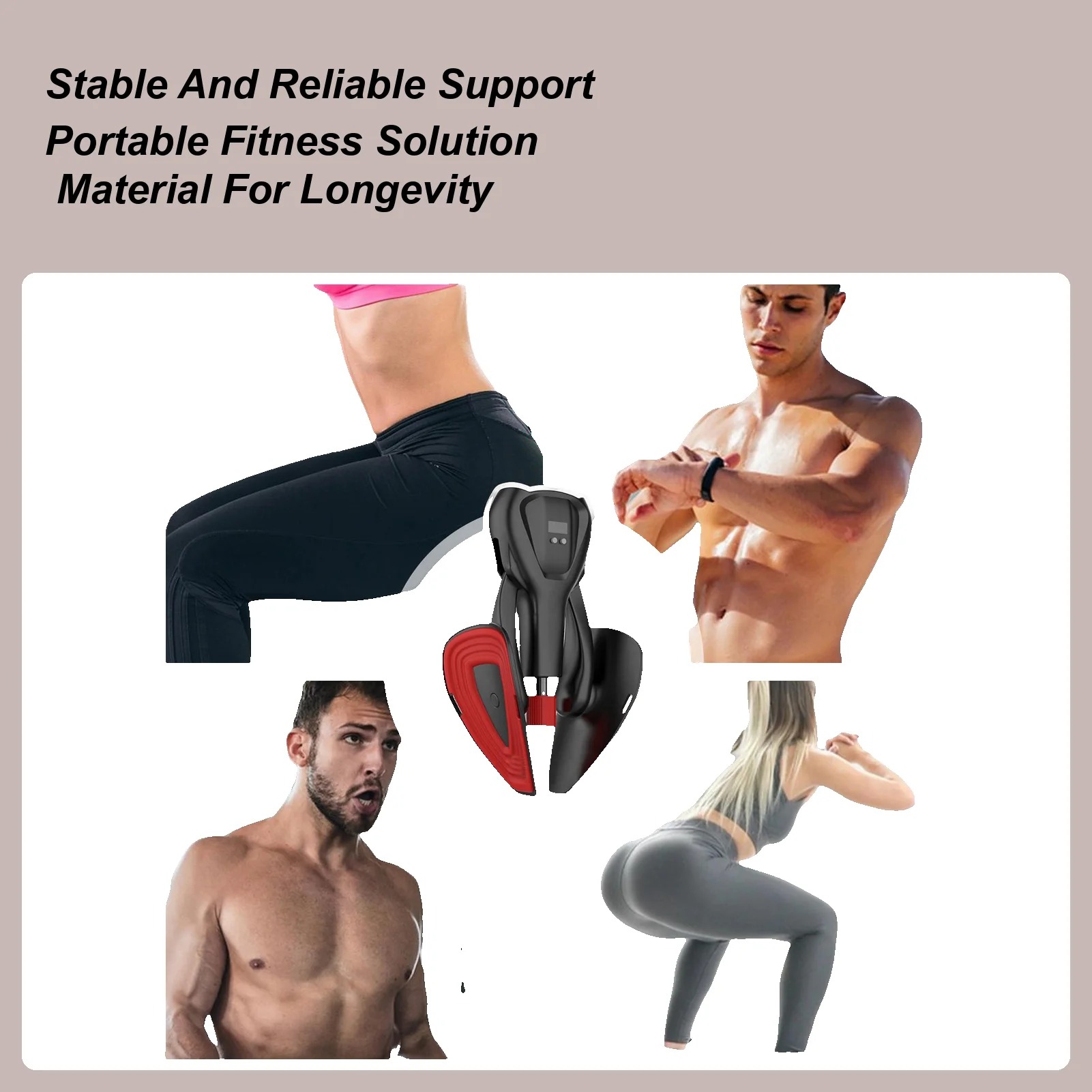 

Тренажер для бедер Эргономичный тихий тренажер для бедер Тренажер для тазового дна для упражнений на руки Упражнения для ягодиц Подруга Жена Друг