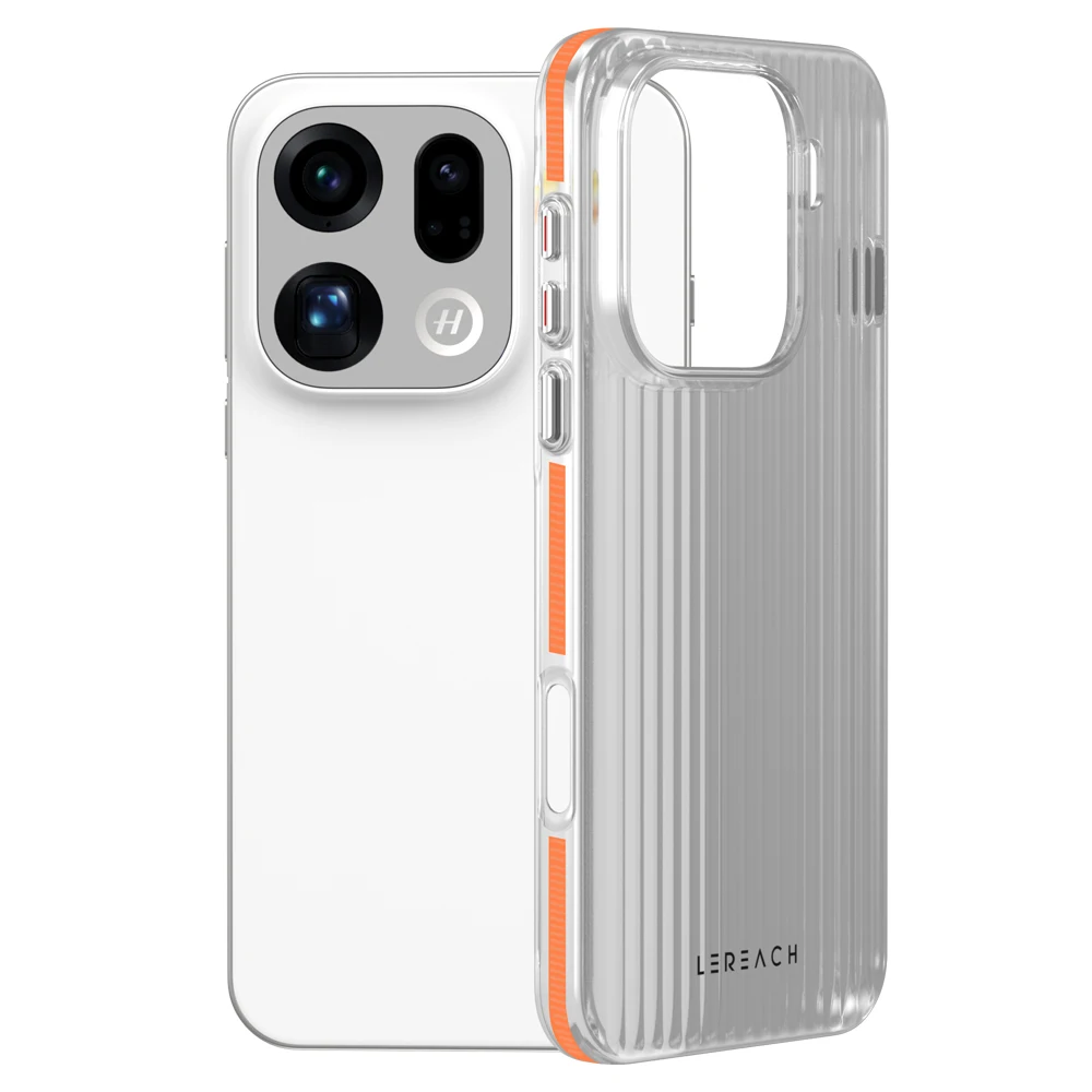 LeReach ICICLE Case for OPPO Find X9 Pro / X9 Ultra Transparent PC Hard Cover