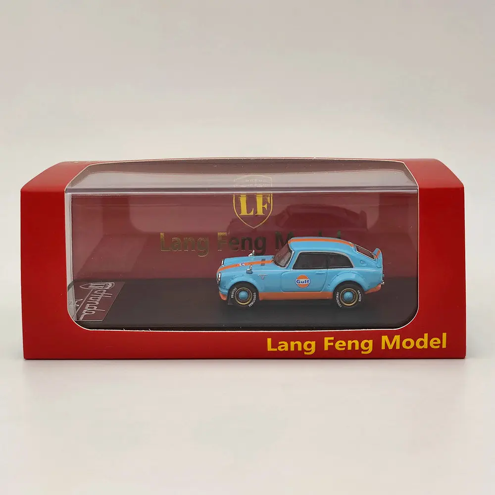 

LF 1:64 S800 G-U-L-F Modified Version Diecast Toys Car Models Miniature Vehicle Hobby Collectible Gifts