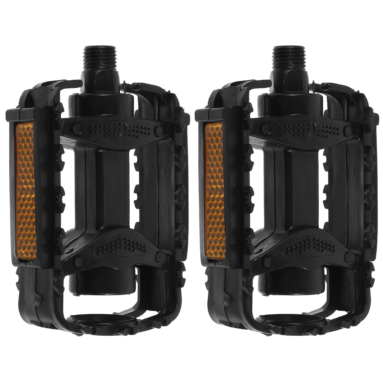 

Children's Bike Pedals Black Pair Sturdy Plastic Replacement Foldable Mountain Road Cycling Accessories Long Term Use Stable