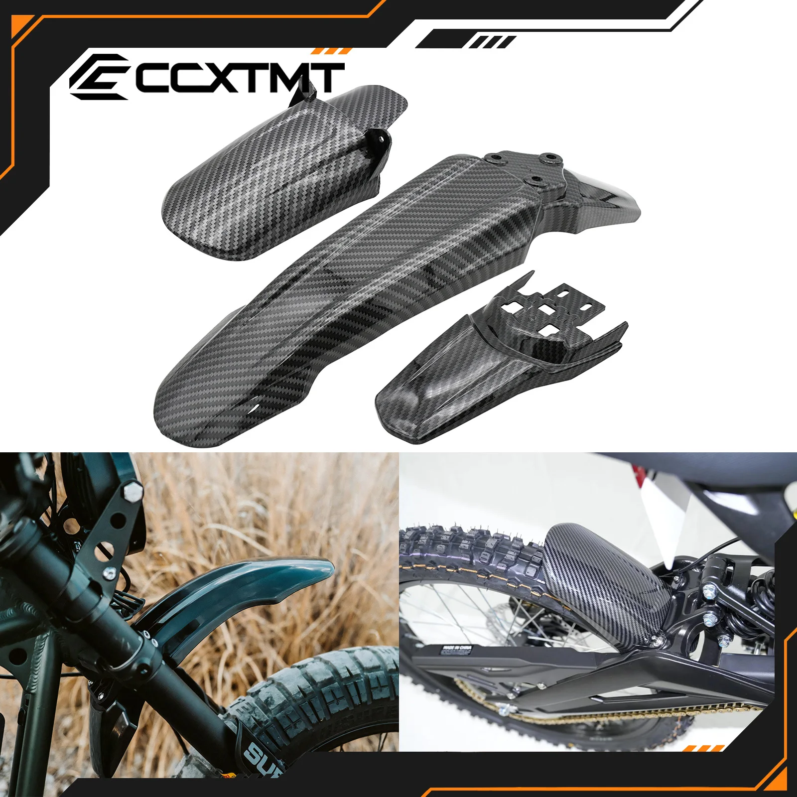 AliExpress CCXTMT Motorcycle Front Rear Wheel Mudguards Fender For Segway X260 X160 For Surron Light Bee X & Light Bee S Electric Bike Refit Parts
