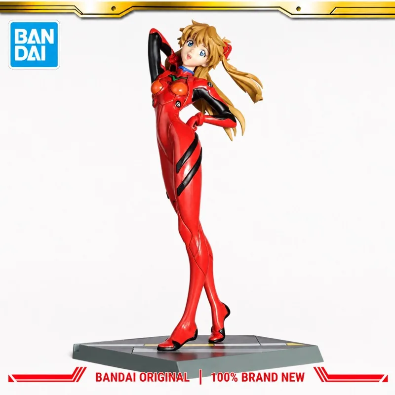 In Stock Bandai Original Banpresto Neon Genesis Evangelion Soryu Asuka Langrey Action Figure Model Doll Brand New Boxed Anime